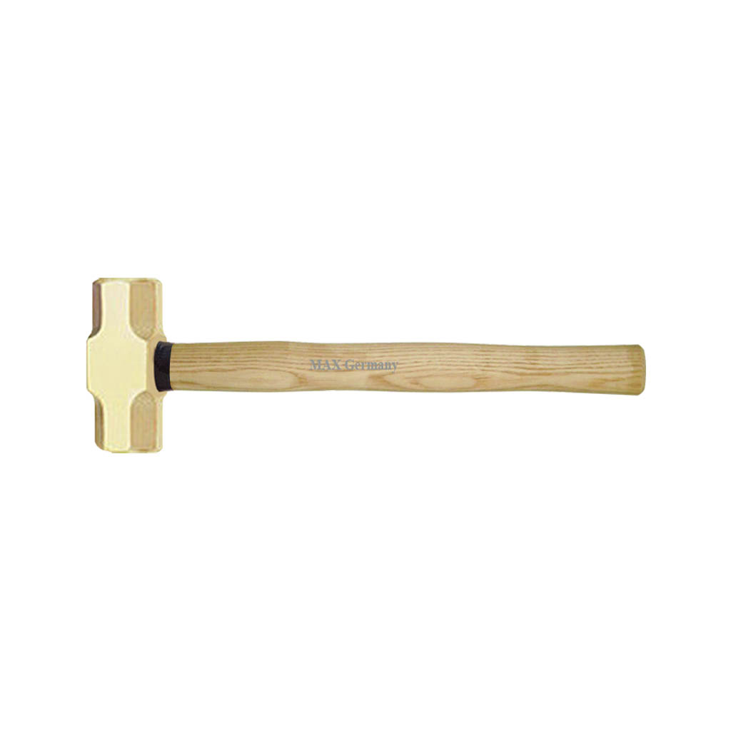 Brass Sledge Hammer Wooden Handle