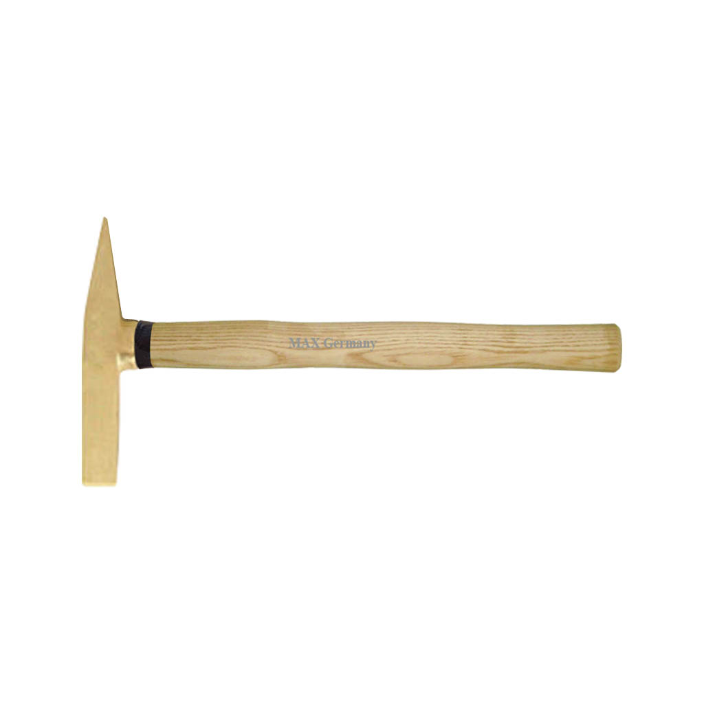 Brass Chipping Hammer Wooden Handle